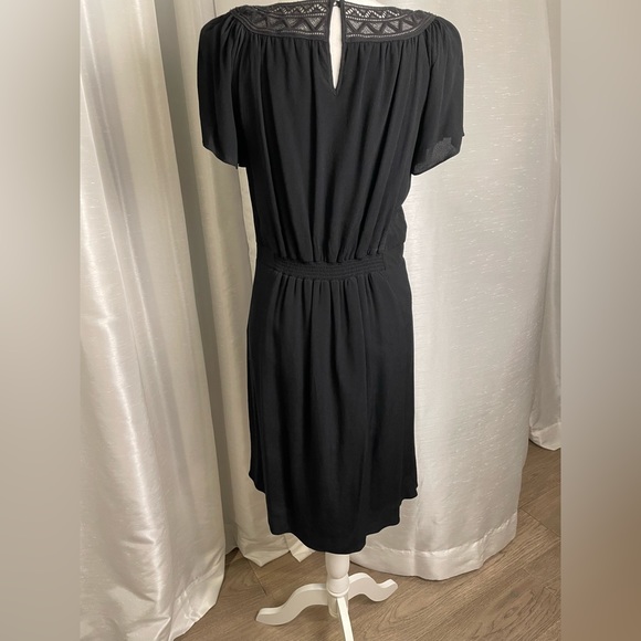 Rebecca Taylor Crepe Dress black size 8 - Picture 3 of 4